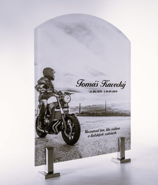 memoryglass sklenený pomník